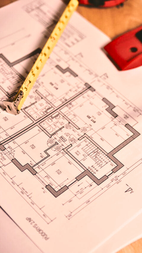 Set out, service location, building location, internal floorplan, contour, detail